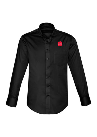 Chemise stretch pour homme Noir