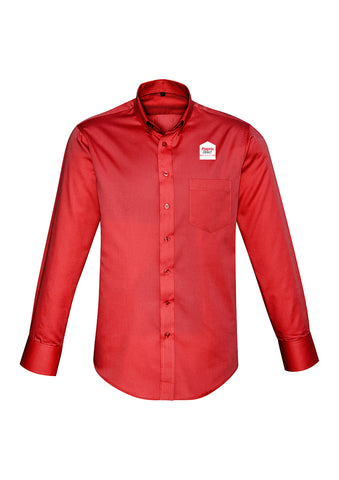 Chemise stretch pour homme Rouge